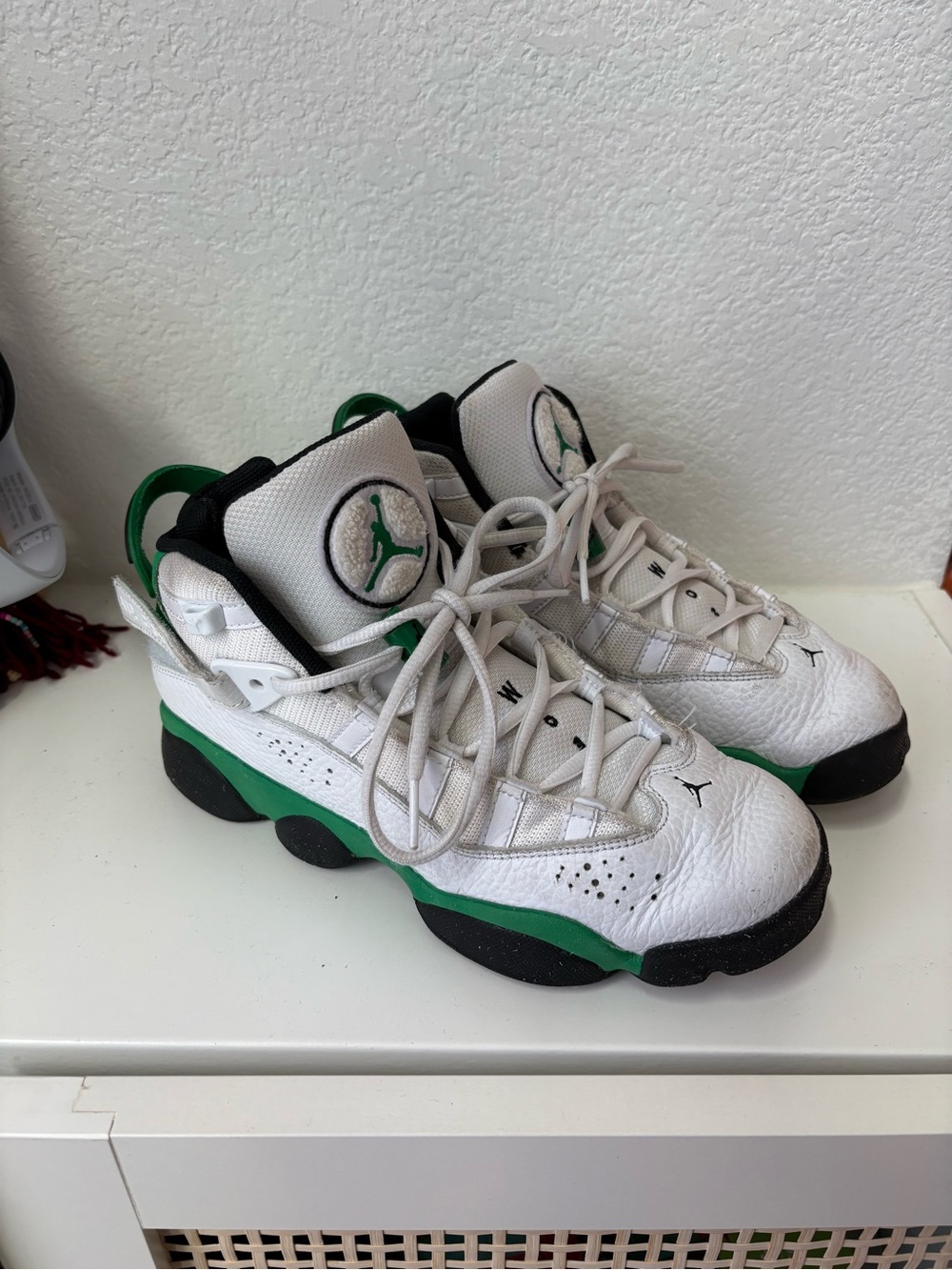 Air Jordan 6 Rings “Lucky Green” – Youth Size 6.5Y